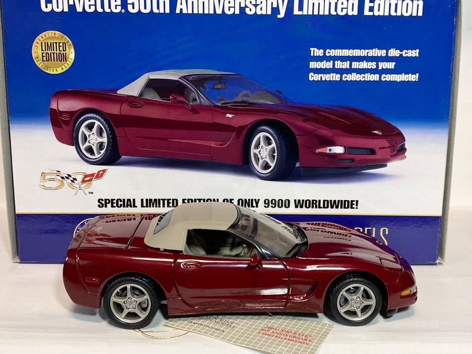 Amazon | FRANKLIN MINT 1/24 CORVETTE 50th anniversary limited